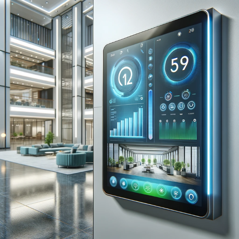 smart-building-HVAC-touchscreen-control-panel